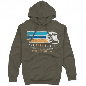 Суичър Pure racer Flag Helmet hoodie - Green (Khaki) суичър,мъжки,пуловери,pure,racer,flag,helmet,hoodie,green,(khaki)