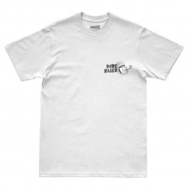 Тениска Pure racer Fuck You All short sleeve T-shirt - White (White) тениска,мъжки,тениски,дамски,тениски,pure,racer,fuck,you,all,short,sleeve,t,shirt,white,(white)