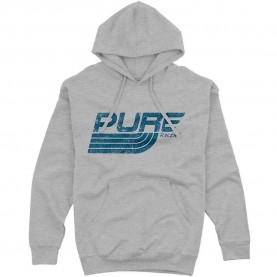 Суичър Pure racer Logo Stripes 2 hoodie - Grey (Heather Grey) суичър,мъжки,пуловери,pure,racer,logo,stripes,2,hoodie,grey,(heather,grey)