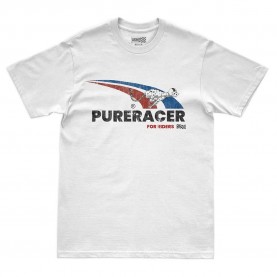Тениска Pure racer Maximum Speed 2 short sleeve T-shirt - White (White) тениска,мъжки,тениски,дамски,тениски,pure,racer,maximum,speed,2,short,sleeve,t,shirt,white,(white)
