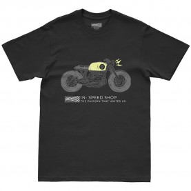 Тениска Pure racer Moto Boxer short sleeve T-shirt - Black (Black) тениска,мъжки,тениски,дамски,тениски,pure,racer,moto,boxer,short,sleeve,t,shirt,black,(black)