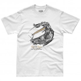 Тениска Pure racer Moto Draw 1 short sleeve T-shirt - White (White) тениска,мъжки,тениски,дамски,тениски,pure,racer,moto,draw,1,short,sleeve,t,shirt,white,(white)
