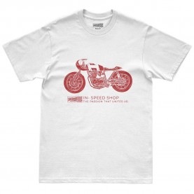 Тениска Pure racer Moto Japan short sleeve T-shirt - White (White) тениска,мъжки,тениски,дамски,тениски,pure,racer,moto,japan,short,sleeve,t,shirt,white,(white)