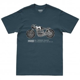 Тениска Pure racer Moto Japan short sleeve T-shirt - Blue (Ink Grey) тениска,мъжки,тениски,дамски,тениски,pure,racer,moto,japan,short,sleeve,t,shirt,blue,(ink,grey)