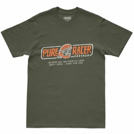 Тениска Pure racer Partner short sleeve T-shirt - Green (Khaki) тениска,мъжки,тениски,дамски,тениски,pure,racer,partner,short,sleeve,t,shirt,green,(khaki)