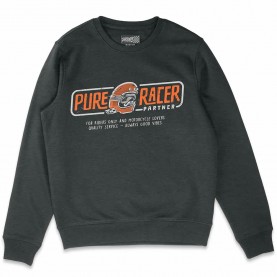 Блуза Pure racer Partner sweatshirt - Grey (Grey Dark) блуза,мъжки,пуловери,pure,racer,partner,sweatshirt,grey,(grey,dark)