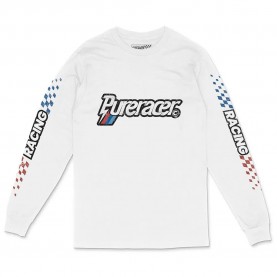 тениска,мъжки,тениски,дамски,тениски,pure,racer,racer,line,long,sleeve,t,shirt,white,(white)