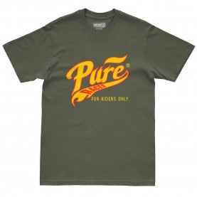 Тениска Pure racer Pure Flames short sleeve T-shirt - Green (Khaki) тениска,мъжки,тениски,дамски,тениски,pure,racer,pure,flames,short,sleeve,t,shirt,green,(khaki)