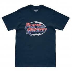 Тениска Pure racer Racing Logo short sleeve T-shirt - Blue (Blue Navy) тениска,мъжки,тениски,дамски,тениски,pure,racer,racing,logo,short,sleeve,t,shirt,blue,(blue,navy)