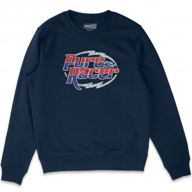 Блуза Pure racer Racing Logo Basic sweatshirt - Blue (Blue Navy) блуза,мъжки,пуловери,pure,racer,racing,logo,basic,sweatshirt,blue,(blue,navy)