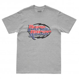 Тениска Pure racer Racing Logo short sleeve T-shirt - Grey (Grey Heather) тениска,мъжки,тениски,дамски,тениски,pure,racer,racing,logo,short,sleeve,t,shirt,grey,(grey,heather)