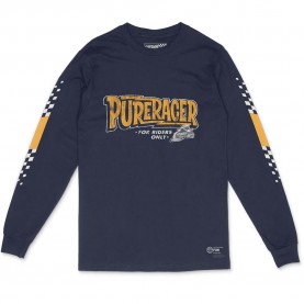 Тениска Pure racer Road To Success long sleeve T-shirt - Blue (Blue) тениска,мъжки,тениски,дамски,тениски,pure,racer,road,to,success,long,sleeve,t,shirt,blue,(blue)