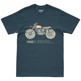 Тениска Pure racer Scrambler Enthusiast short sleeve T-shirt - Blue / Black (Ink Grey) тениска,мъжки,тениски,дамски,тениски,pure,racer,scrambler,enthusiast,short,sleeve,t,shirt,blue,black,(ink,grey)