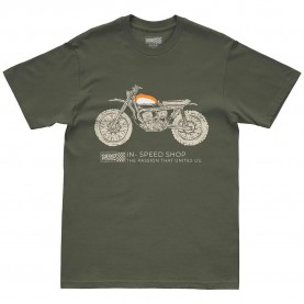 Тениска Pure racer Scrambler Enthusiast short sleeve T-shirt - Green (Khaki) тениска,мъжки,тениски,дамски,тениски,pure,racer,scrambler,enthusiast,short,sleeve,t,shirt,green,(khaki)