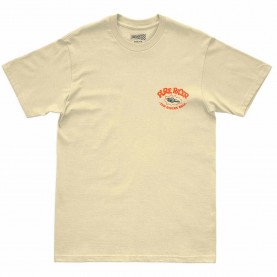 Тениска Pure racer Skull Pipes short sleeve T-shirt - Beige / Yellow (Butter) тениска,мъжки,тениски,дамски,тениски,pure,racer,skull,pipes,short,sleeve,t,shirt,beige,yellow,(butter)