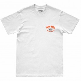 Тениска Pure racer Skull Pipes short sleeve T-shirt - White (White) тениска,мъжки,тениски,дамски,тениски,pure,racer,skull,pipes,short,sleeve,t,shirt,white,(white)