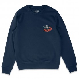 Блуза Pure racer Strong And Fast Piston sweatshirt - Blue (Blue Navy) блуза,мъжки,пуловери,pure,racer,strong,and,fast,piston,sweatshirt,blue,(blue,navy)