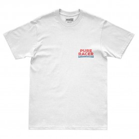 Тениска Pure racer The Mechanic short sleeve T-shirt - White (White / Red / Blue) тениска,мъжки,тениски,дамски,тениски,pure,racer,the,mechanic,short,sleeve,t,shirt,white,(white,red,blue)