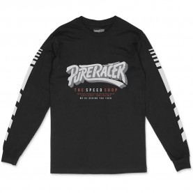 Тениска Pure racer The Speed Shop long sleeve T-shirt - Black (Black) тениска,мъжки,тениски,дамски,тениски,pure,racer,the,speed,shop,long,sleeve,t,shirt,black,(black)