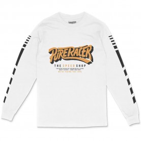 тениска,мъжки,тениски,дамски,тениски,pure,racer,the,speed,shop,long,sleeve,t,shirt,white,(white)