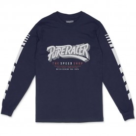 тениска,мъжки,тениски,дамски,тениски,pure,racer,the,speed,shop,long,sleeve,t,shirt,blue,(blue,navy)