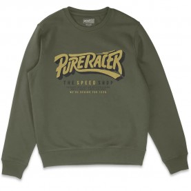 Блуза Pure racer The Speed Shop sweatshirt - Green (Khaki) блуза,мъжки,пуловери,pure,racer,the,speed,shop,sweatshirt,green,(khaki)
