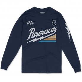 тениска,мъжки,тениски,дамски,тениски,pure,racer,thunder,glory,1,long,sleeve,t,shirt,blue,(blue,navy)