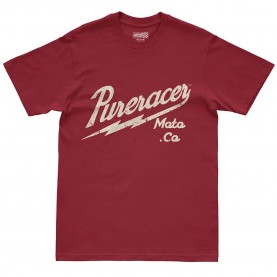 Тениска Pure racer Thunder Basic short sleeve T-shirt - Red (Burgundy) тениска,мъжки,тениски,дамски,тениски,pure,racer,thunder,basic,short,sleeve,t,shirt,red,(burgundy)
