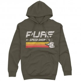 Суичър Pure racer Tri Stripe hoodie - Green (Khaki) суичър,мъжки,пуловери,pure,racer,tri,stripe,hoodie,green,(khaki)