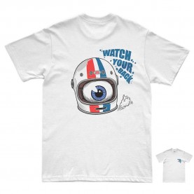 тениска,мъжки,тениски,дамски,тениски,pure,racer,watch,your,back,short,sleeve,t,shirt,white,(white)