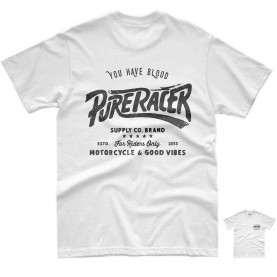 тениска,мъжки,тениски,дамски,тениски,pure,racer,you,have,blood,basic,short,sleeve,t,shirt,white,(white)
