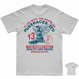 тениска,мъжки,тениски,дамски,тениски,pure,racer,with,the,boots,short,sleeve,t,shirt,white,(cream,heather)