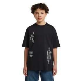 Тениска G-Star D29744-01 Oversized short sleeve T-shirt - Black (Dark Black) тениска,мъжки,тениски,дамски,тениски,g,star,d29744,01,oversized,short,sleeve,t,shirt,black,(dark,black)