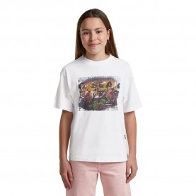 Тениска G-Star D29753-01 Oversized short sleeve T-shirt - White (White) тениска,мъжки,тениски,дамски,тениски,g,star,d29753,01,oversized,short,sleeve,t,shirt,white,(white)