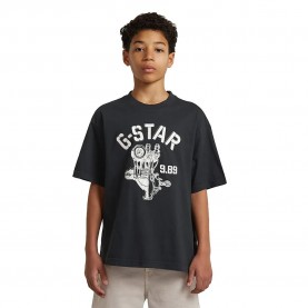 Тениска G-Star D29769-01 Oversized short sleeve T-shirt - Black (Dark Black) тениска,мъжки,тениски,дамски,тениски,g,star,d29769,01,oversized,short,sleeve,t,shirt,black,(dark,black)