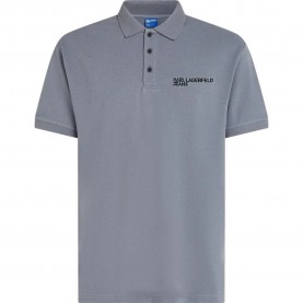 Дънки Karl lagerfeld jeans A2M17094 Regular Fit short sleeve polo - Grey (Grisaille) дънки,дамски,блузи,с,яка,мъжки,блузи,с,яка,karl,lagerfeld,jeans,a2m17094,regular,fit,short,sleeve,polo,grey,(grisaille)