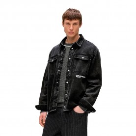 Дънки Karl lagerfeld jeans B3M16005 overshirt - Black (Washed Black) дънки,мъжки,якета,дамски,якета,и,палта,karl,lagerfeld,jeans,b3m16005,overshirt,black,(washed,black)