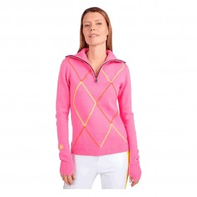 блуза,мъжки,пуловери,дамски,пуловери,rossignol,jcc,half,zip,sweater,pink,(new,pink)