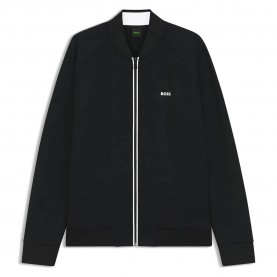 Блуза BOSS 10281275 01 full zip sweatshirt - Black (Black) блуза,мъжки,пуловери,boss,10281275,01,full,zip,sweatshirt,black,(black)