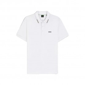 BOSS GOC Swing Paddy 10272836 Polo - White (White) дамски,блузи,с,яка,мъжки,блузи,с,яка,boss,goc,swing,paddy,10272836,polo,white,(white)
