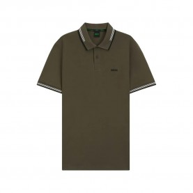 BOSS Paul 10255848 short sleeve polo - Green (Open Green) дамски,блузи,с,яка,мъжки,блузи,с,яка,boss,paul,10255848,short,sleeve,polo,green,(open,green)