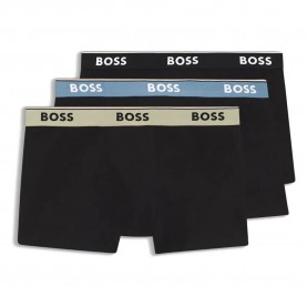Боксерки BOSS Power Trunk 10276514 boxers 3 units - Black (Black / Black) боксерки,мъжко,бельо,boss,power,trunk,10276514,boxers,3,units,black,(black,black)