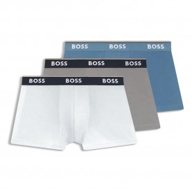 Боксерки BOSS Power Trunk 10276514 boxers 3 units - Multicolor (Open Blue) боксерки,мъжко,бельо,boss,power,trunk,10276514,boxers,3,units,multicolor,(open,blue)