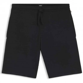 Къси панталони BOSS Rib 10265768 pyjama shorts - Black (Black) къси,панталони,мъжки,пижами,boss,rib,10265768,pyjama,shorts,black,(black)