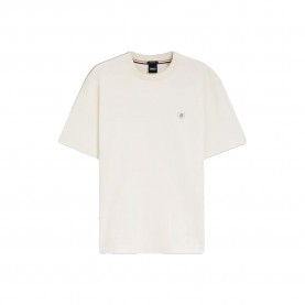 Тениска BOSS Taut 10263030 short sleeve T-shirt - White (Open White) тениска,мъжки,тениски,дамски,тениски,boss,taut,10263030,short,sleeve,t,shirt,white,(open,white)