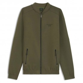 Блуза BOSS X Porsche Spirit70 10278637 full zip sweatshirt - Green (Open Green) блуза,мъжки,пуловери,boss,x,porsche,spirit70,10278637,full,zip,sweatshirt,green,(open,green)