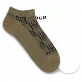 Чорапи HUGO Aaron 10276017 socks 2 pairs - Green (Open Green) чорапи,мъжки,чорапи,дамски,чорапи,hugo,aaron,10276017,socks,2,pairs,green,(open,green)