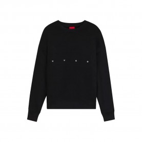 Блуза HUGO Darislong 10280407 sweatshirt - Black (Black) блуза,мъжки,пуловери,hugo,darislong,10280407,sweatshirt,black,(black)