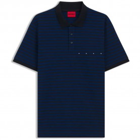 HUGO Dems 10280406 short sleeve polo - Blue (Open Miscellaneous / Open Miscellaneous) дамски,блузи,с,яка,мъжки,блузи,с,яка,hugo,dems,10280406,short,sleeve,polo,blue,(open,miscellaneous,open,miscellaneous)