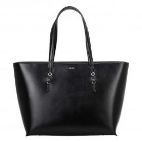 Пазарска чанта HUGO Syndra 10277957 Shopper Bag - Black (Black) пазарска,чанта,всички,чанти,hugo,syndra,10277957,shopper,bag,black,(black)